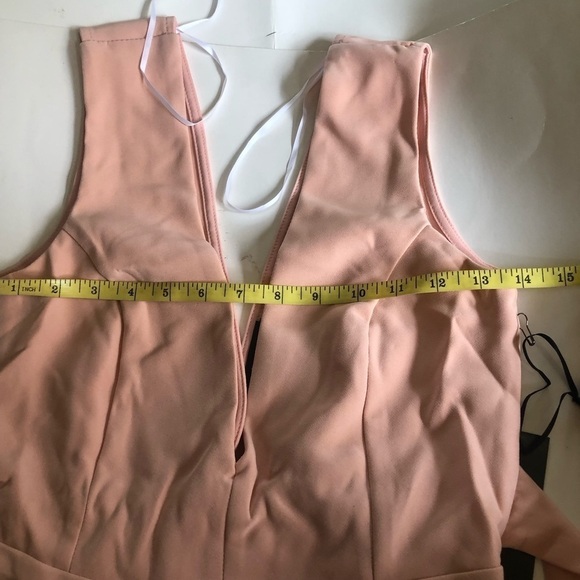 Lulus Simply Joyous Blush Sleeveless Peplum Top Size M - Picture 11 of 16